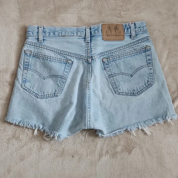 Vintage Button-Fly Jean Cut Offs - Picture 2 of 9